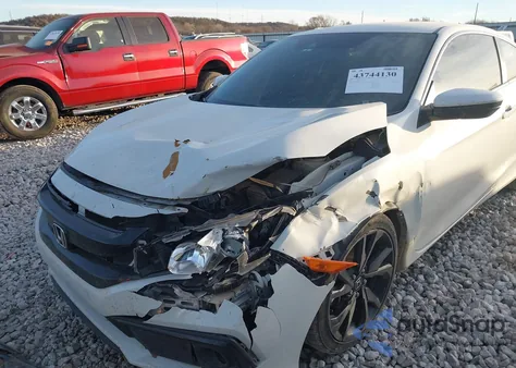 2019 Honda Civic Sport из США, поврежденный, VIN 2HGFC4B88KH305385